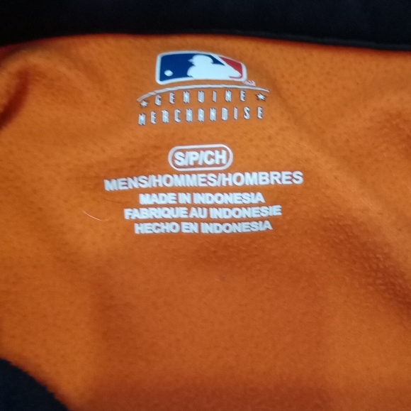 Genuine MLB San Francisco Giants Mens Size Small Half Zip Sweater. - Picture 3 of 8